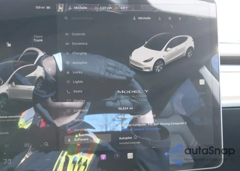 2021 Tesla Model Y Long Range Dual Motor All-Wheel Drive from USA, damaged, VIN 5YJYGDEE7MF232547